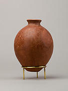 Red polish ware jar