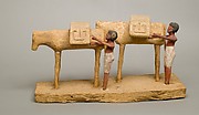 Model of Two Donkeys with Drivers