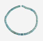 String of Large Flat Disk Beads