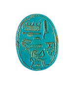 Scarab Inscribed Hatshepsut United with Amun