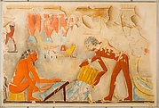Men Preparing Fish, Tomb Puyemre
