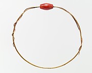 Seweret Bead on Gold Wire