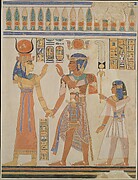 Ramesses III and Prince Amenherkhepeshef before Hathor, Tomb of Amenherkhepeshef