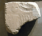 Relief fragment with aquatic plants at edge of pond, tomb of Mentuhotep