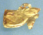 Amulet, sheet gold, wedjat