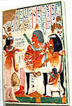 Deceased and His Mother Receive Wine, Tomb of Nebamun