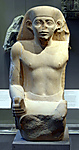 Seated Statue from the Tomb of Senwosretankh, the Chief Priest of Ptah and Overseer of Works