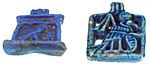 Shrine amulet with falcon