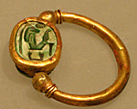 Scarab Finger Ring Inscribed for Hatshepsut