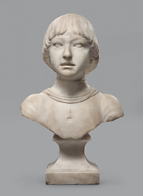 Bust of a Young Boy About Six Years Old