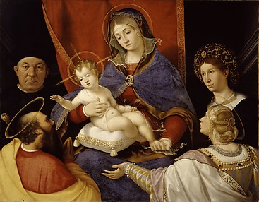 Madonna and Child with Saints Paul and Agnes, and Paolo and Agnese Cassotti