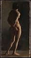 Hippolyte Flandrin Male Nude Seen From Behind The Metropolitan