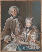 Double Portrait Presumed to Represent François de Jullienne (1722–1754) and His Wife (Marie Élisabeth de Séré de Rieux, 1724–1795)
