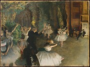 The Rehearsal of the Ballet Onstage