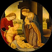 Madonna Adoring the Child with the Infant Saint John the Baptist and an Angel