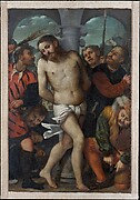 The Flagellation; (reverse) The Madonna of Mercy
