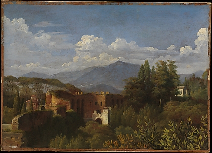 View of Porta Pinciana from the Gardens of the Villa Ludovisi