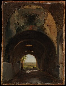 View in the Stables of the Villa of Maecenas, Tivoli
