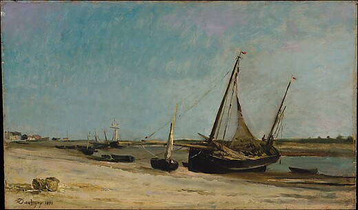 Boats on the Seacoast at Étaples