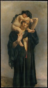An Egyptian Peasant Woman and Her Child