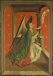 The Crucifixion of Saint Peter with a Donor; The Legend of Saint Anthony Abbot with a Donor;  The Annunciation
