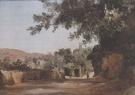 View of Tivoli from Santa Maria del Giglio