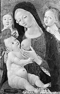 Madonna and Child with Two Angels