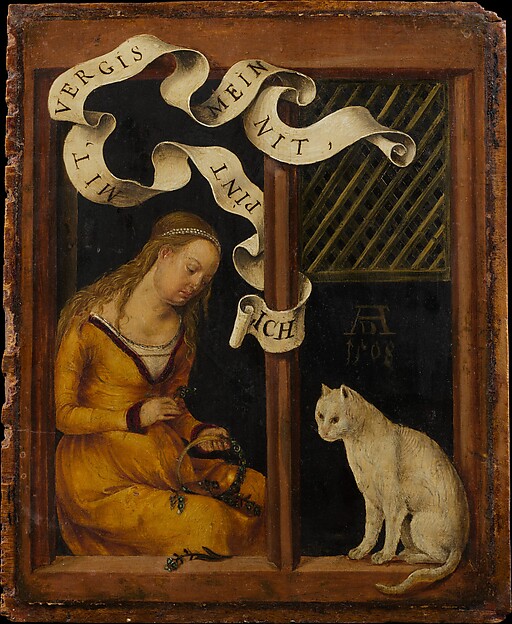 Portrait of a Young Man; (reverse) Girl Making a Garland