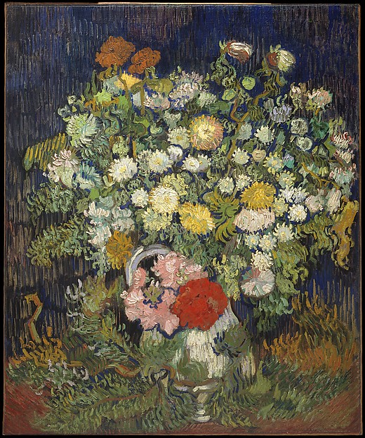 What Did  Vincent Van Gogh and Bouquet of Flowers in a Vase Look Like   Ago 