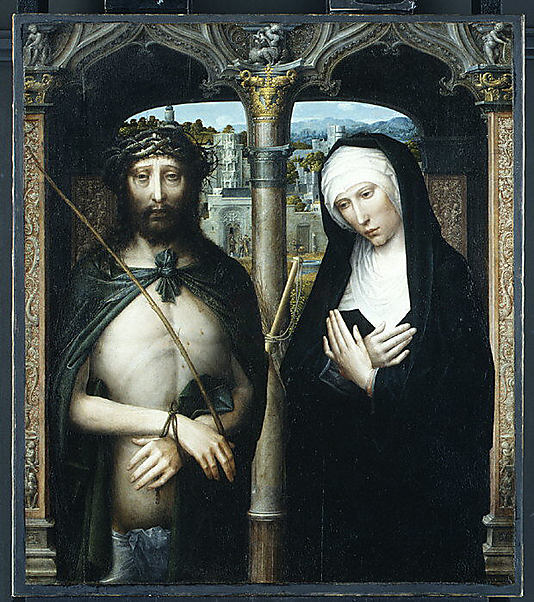 Christ Crowned with Thorns (Ecce Homo), and the Mourning Virgin
