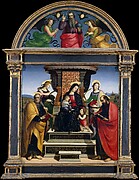 Madonna and Child Enthroned with Saints