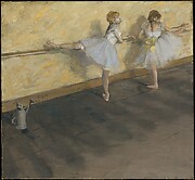 Dancers Practicing at the Barre