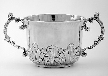 Miniature child's caudle cup