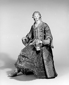Lady with silver basket