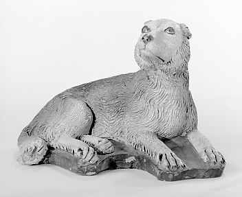 Reclining sheepdog