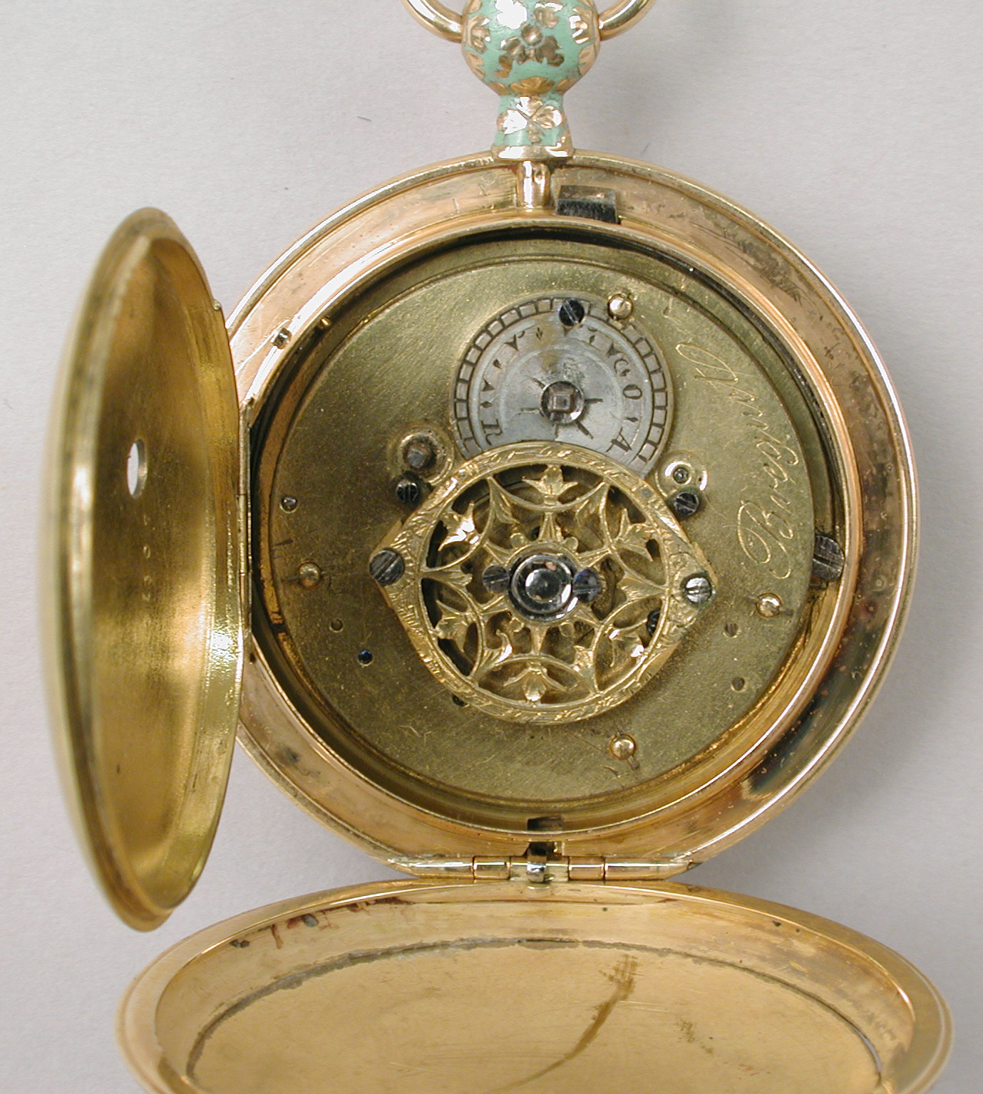 18th Century Gold & Enamel Watch 