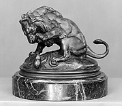 Lion About to Strike a Serpent (Lion la patte levée sur un serpent or Esquisse du lion des Tuileries)