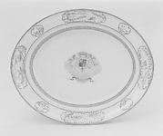 Platter with rack (part of a service)