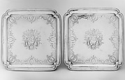Pair of salvers