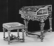 Stool for harpsicord (part of a set)