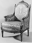 Bergère à la reine (one of a pair)