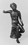 Seated Bacchic statuette