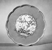 Salver (Soucoupes à pied) (one of four) (part of a service)