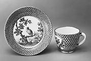 Cup and saucer (part of a service)