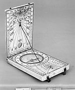 Portable diptych sundial