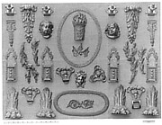 Set of six finials