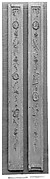 Pair of pilaster panels