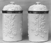 Pair of jars with covers