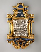 Holy-water stoup with relief of Mary of Egypt
