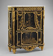 Drop-front secretary (Secrétaire en armoire)